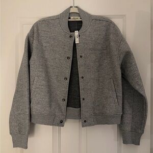 Madewell Heather Gray Wool Jacket